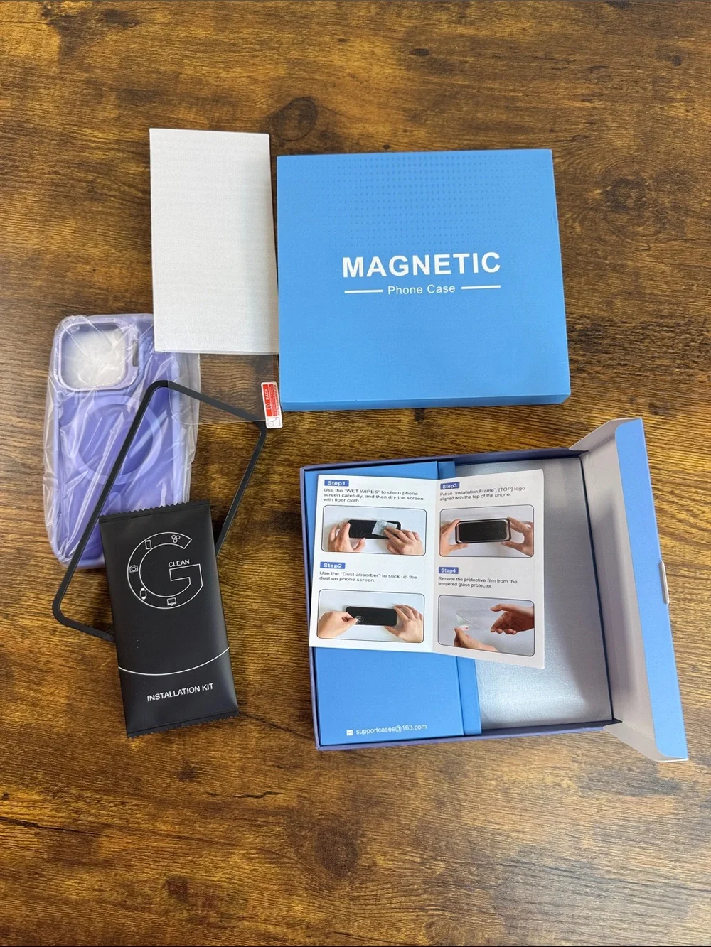 Magnetic protective purple